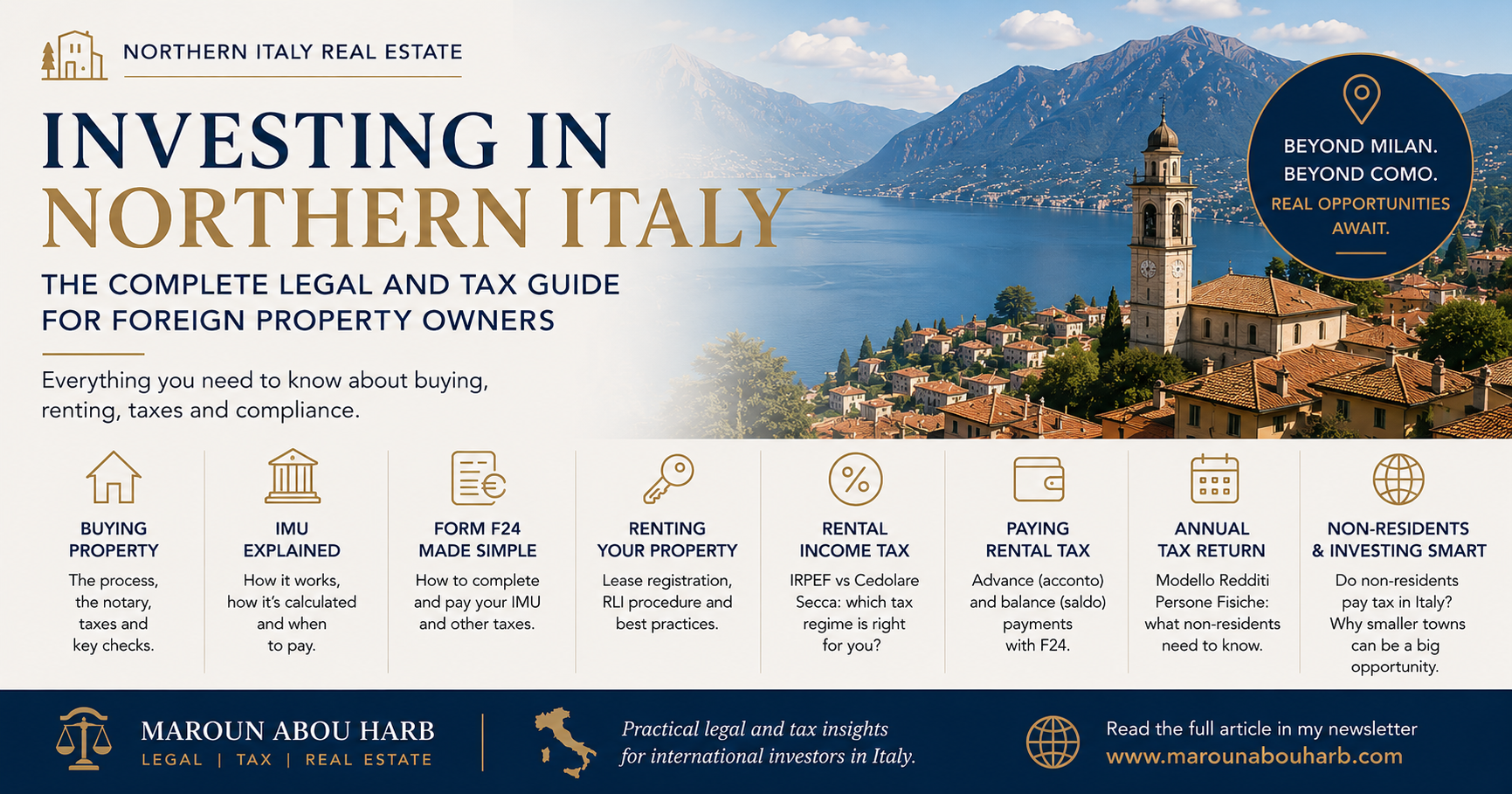 Buying and Renting Property in Northern Italy: A Practical Guide for Foreign Investors